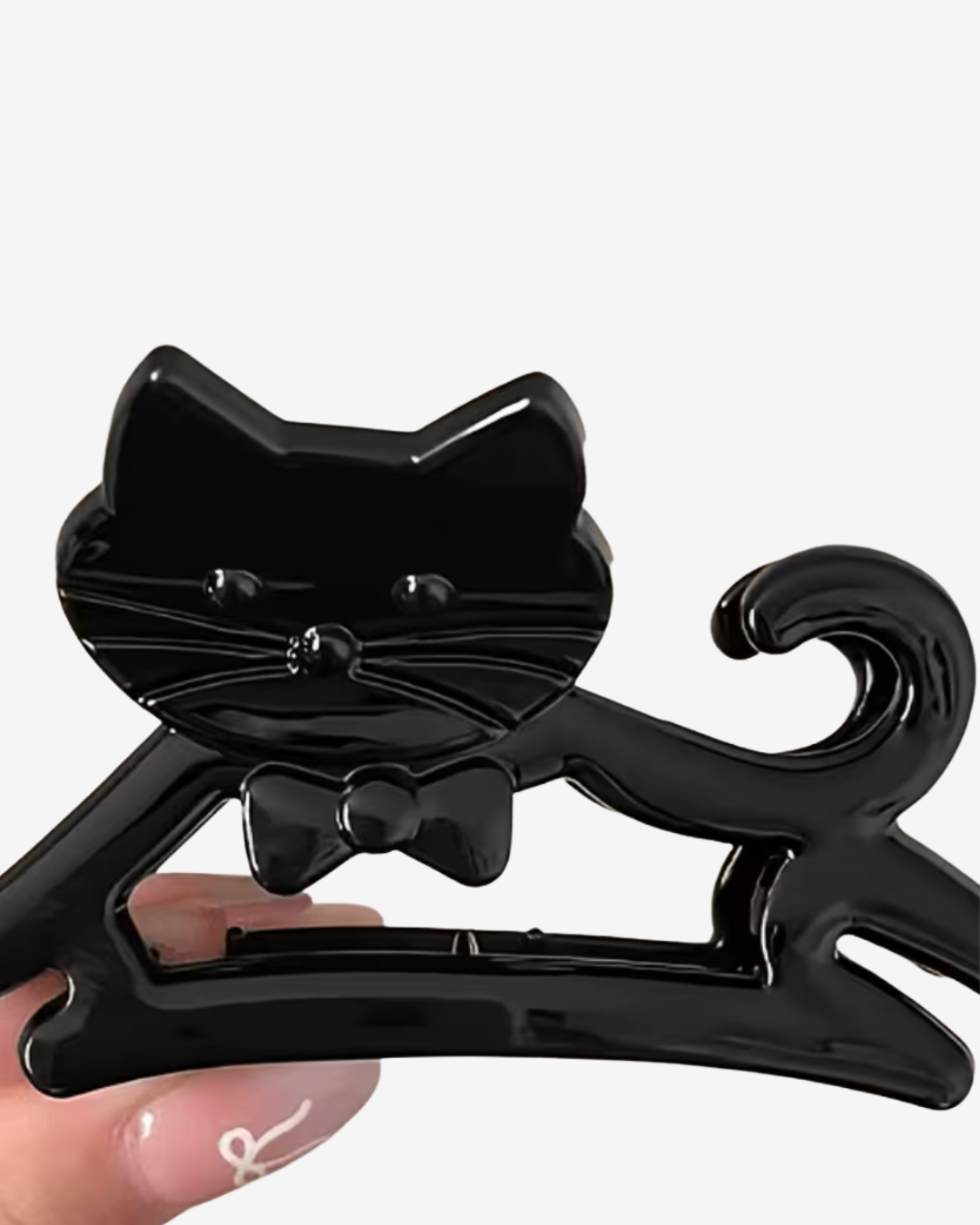 Black Cat Hair Clip